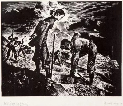 杜鸿年版画作品欣赏，杜鸿年版画高清图片